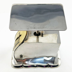 Rare and Large Edwardian Sterling Silver Postal Scales