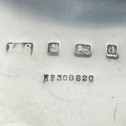 Rare and Large Edwardian Sterling Silver Postal Scales