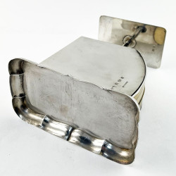 Rare and Large Edwardian Sterling Silver Postal Scales