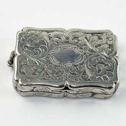 Early Victorian Sterling Silver Edward Smith Vinaigrette (1841)
