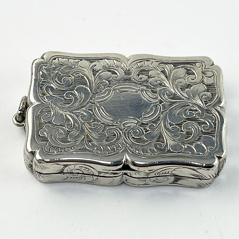 Early Victorian Sterling Silver Edward Smith Vinaigrette (1841)