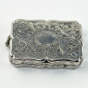 Early Victorian Sterling Silver Edward Smith Vinaigrette (1841)
