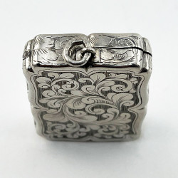 Early Victorian Sterling Silver Edward Smith Vinaigrette