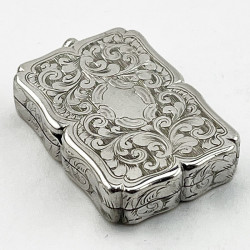 Early Victorian Sterling Silver Edward Smith Vinaigrette
