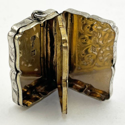 Early Victorian Sterling Silver Edward Smith Vinaigrette