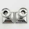 Pair of Edwardian Elkington & Co Sterling Silver Candlesticks