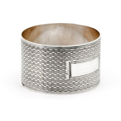 Silver Napkin Ring with...