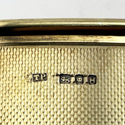 Good Quality Sterling Silver and Glass Hip Flask