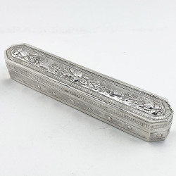 Good Gauge Edwardian Sterling Silver Jewellery Trinket Box (1910)