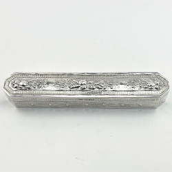 Good Gauge Edwardian Sterling Silver Jewellery Trinket Box