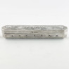 Good Gauge Edwardian Sterling Silver Jewellery Trinket Box