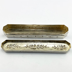 Good Gauge Edwardian Sterling Silver Jewellery Trinket Box