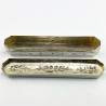 Good Gauge Edwardian Sterling Silver Jewellery Trinket Box