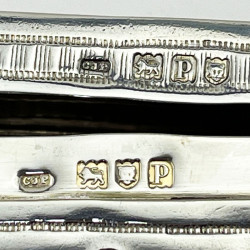 Good Gauge Edwardian Sterling Silver Jewellery Trinket Box