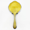 Good Quality Sterling Silver and Enamel Hand Mirror (1928)