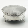 Stylish Sterling Silver Jewellery or Trinket Box (1957)