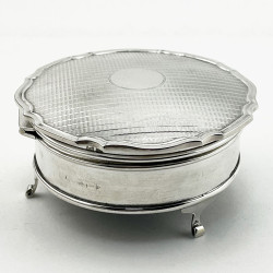 Stylish Sterling Silver Jewellery or Trinket Box