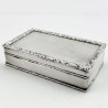 Good Quality Sterling Silver Snuff or Trinket Box