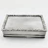 Good Quality Sterling Silver Snuff or Trinket Box