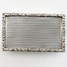 Good Quality Sterling Silver Snuff or Trinket Box