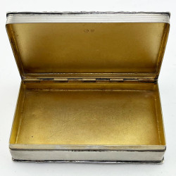 Good Quality Sterling Silver Snuff or Trinket Box