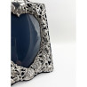 Decorative Victorian Double Heart William Comyns Sterling Silver Photo Frame