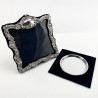 Unusual Design Edwardian Sterling Silver Photo Frame