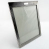 Impressive Engine Turned Style Sterling Silver Photo Frame (1930)