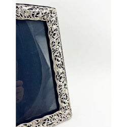Large Edwardian Sterling Silver Photo Frame by Henry Matthews