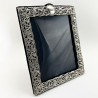 Large Edwardian Sterling Silver Photo Frame by Henry Matthews (1905)