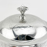 Pretty Victorian Silver Plated Biscuit Barrel
