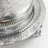 Pretty Victorian Silver Plated Biscuit Barrel