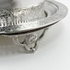 Pretty Victorian Silver Plated Biscuit Barrel