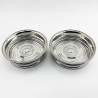 Unusual Pair of Old Sheffield Plate Coasters (c.1825)