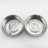 Unusual Pair of Old Sheffield Plate Coasters