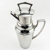 Unusual Design Asprey Silver Plated Cocktail Shaker (c.1935)