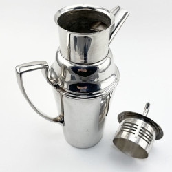 Unusual Design Asprey Silver Plated Cocktail Shaker
