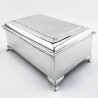 Large Handsome Silver Plated Cigar or Trinket Box