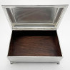 Large Handsome Silver Plated Cigar or Trinket Box