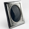 Good Gauge and Quality Edwardian Sterling Silver Photo Frame