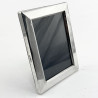 Stylish Plain William Comyns Sterling Silver Photo Frame (1908)