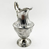 Sterling Silver Georgian Cream Jug with an Inverted Urn Shaped Body