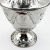 Sterling Silver Georgian Cream Jug with an Inverted Urn Shaped Body