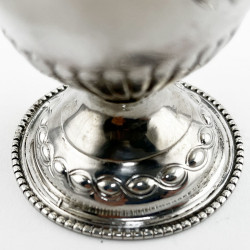 Sterling Silver Georgian Cream Jug with an Inverted Urn Shaped Body