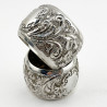 Boxed Pair of Victorian Sterling Silver Napkin Rings