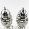 Elegant Edwardian Sterling Silver Peppers