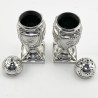 Elegant Edwardian Sterling Silver Peppers
