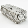 Decorative and Good Gauge Victorian Sterling Silver Jewellery or Trinket Box