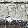 Decorative and Good Gauge Victorian Sterling Silver Jewellery or Trinket Box