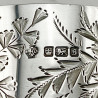 Edwardian Boxed Pair of Sterling Silver Napkin Rings